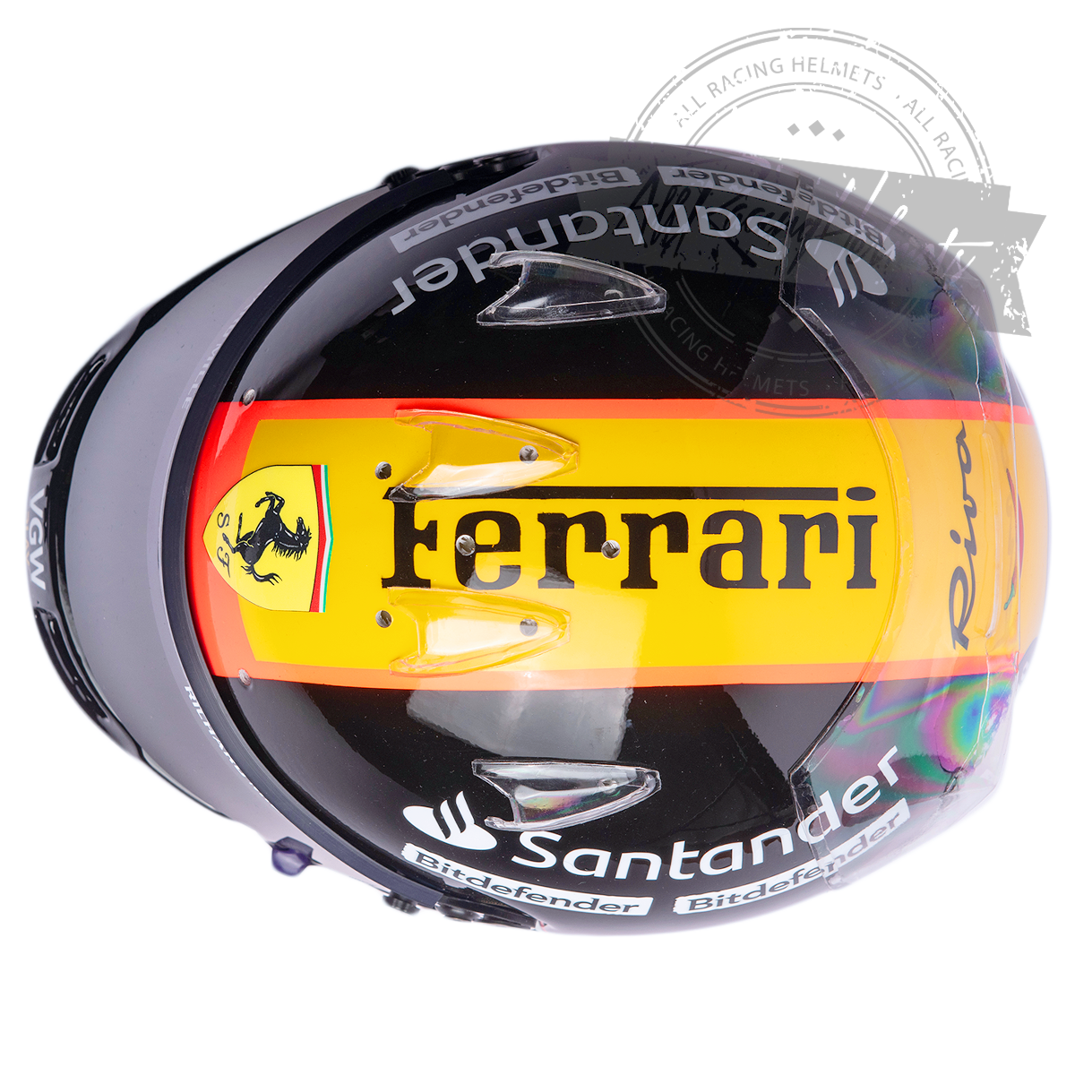 Casco réplica F1 Carlos Sainz 2023 Monza GP Escala 1:1