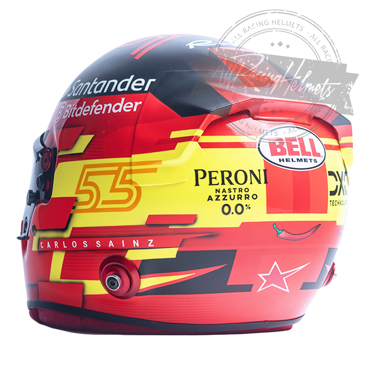 Carlos Sainz 2024 F1 Replica Helmet 1:1 Scale