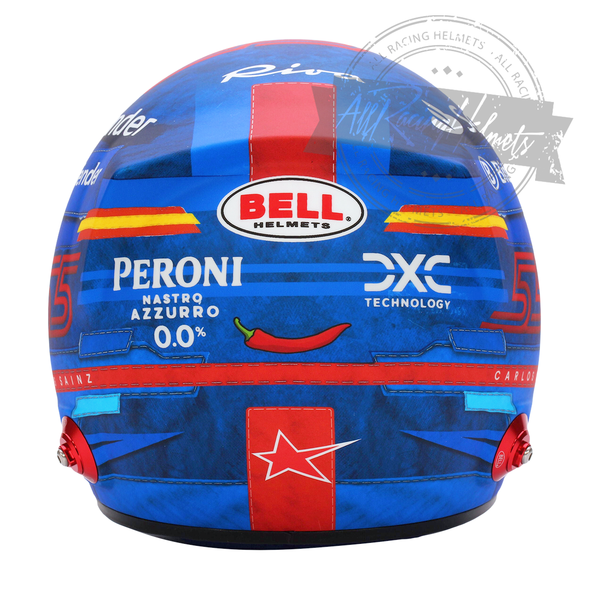 Casque Réplique F1 Carlos Sainz Grand Prix de Miami 2024 Échelle 1:1