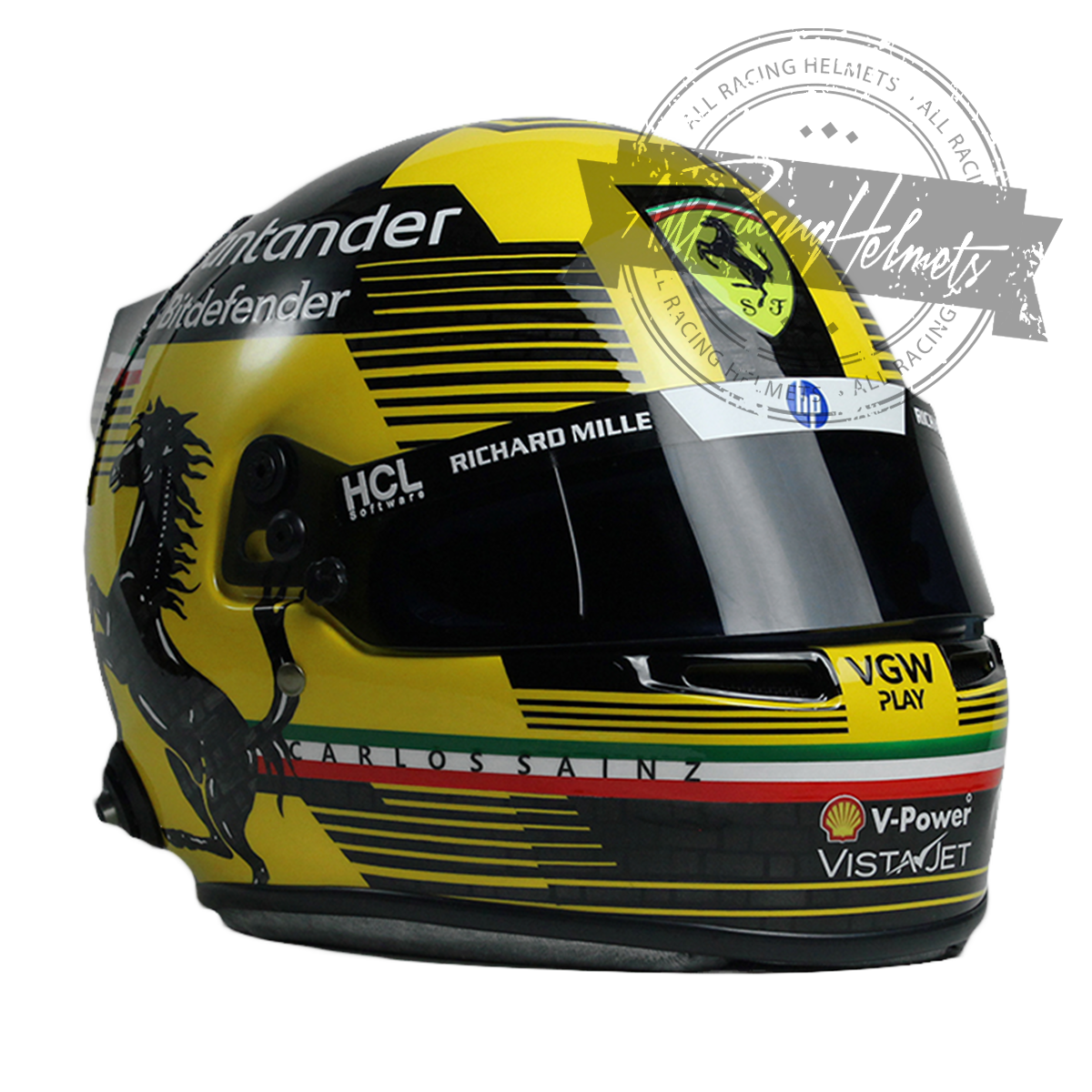 Carlos Sainz 2024 Monza GP F1 Replica Helmet 1:1 Scale