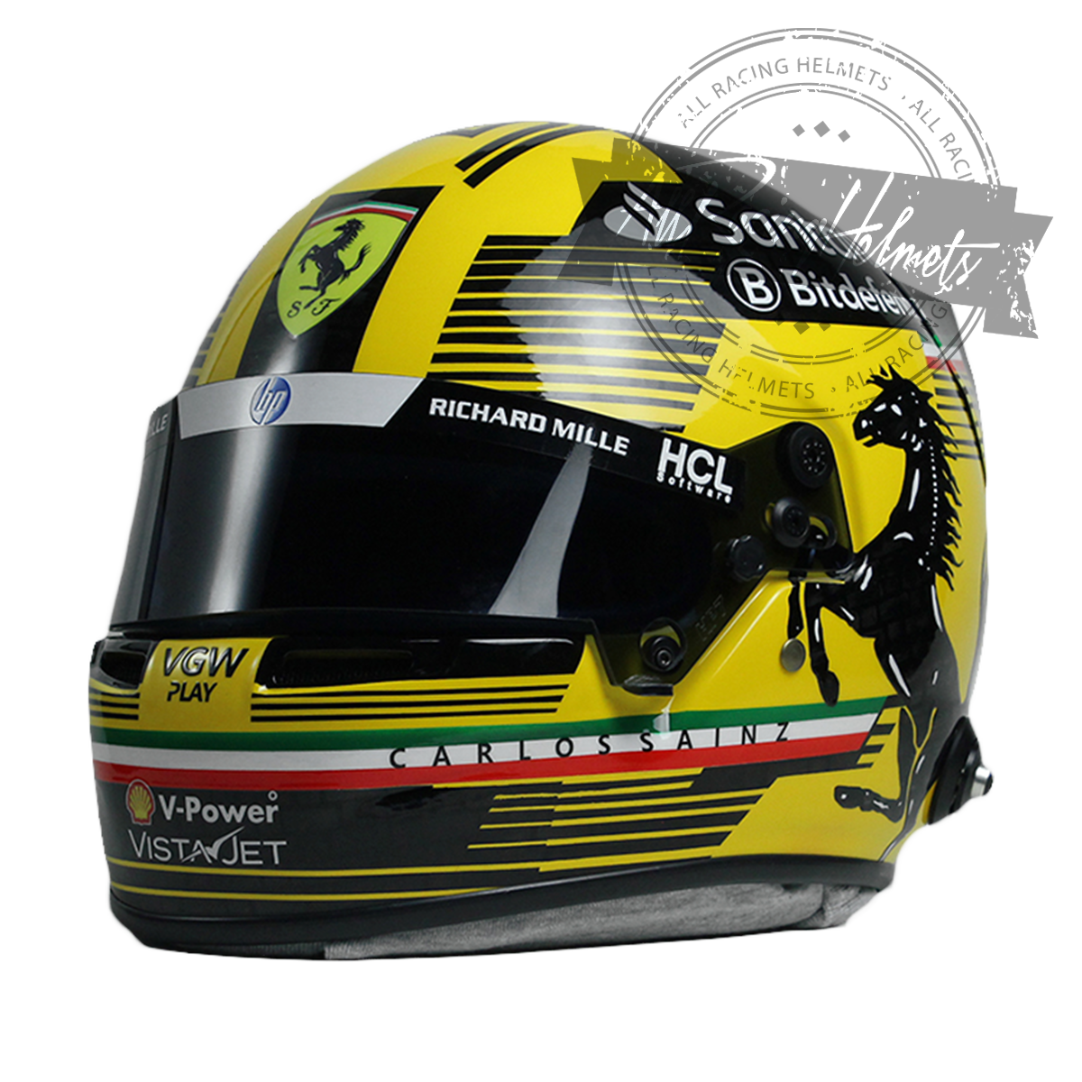 Carlos Sainz 2024 Monza GP F1 Replica Helmet 1:1 Scale