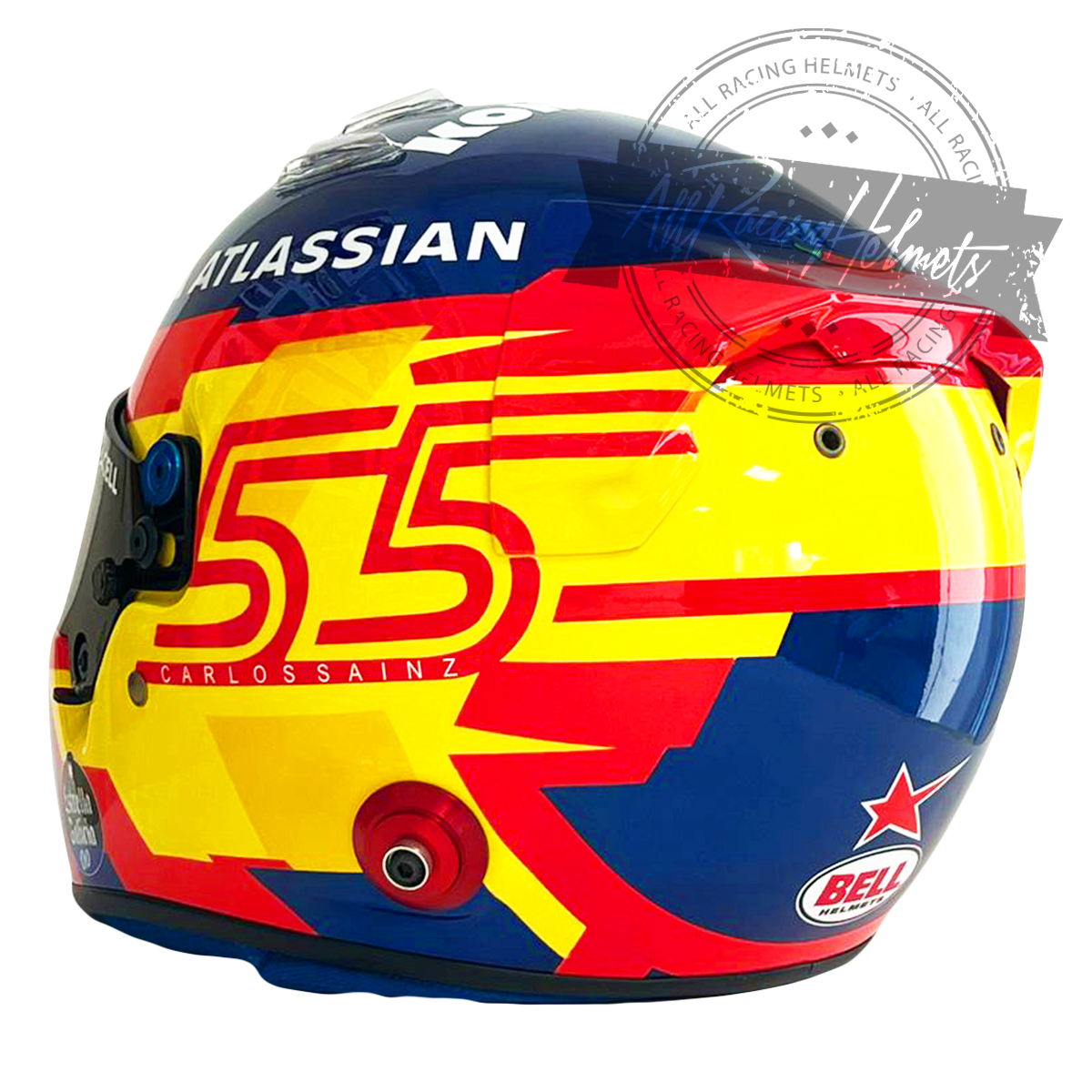 Carlos Sainz 2025 F1 Replica Helmet 1:1 Scale