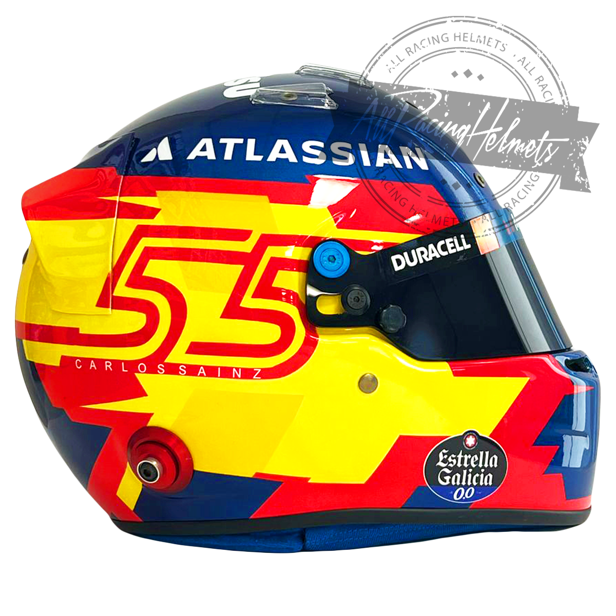 Carlos Sainz 2025 F1 Replica Helmet 1:1 Scale
