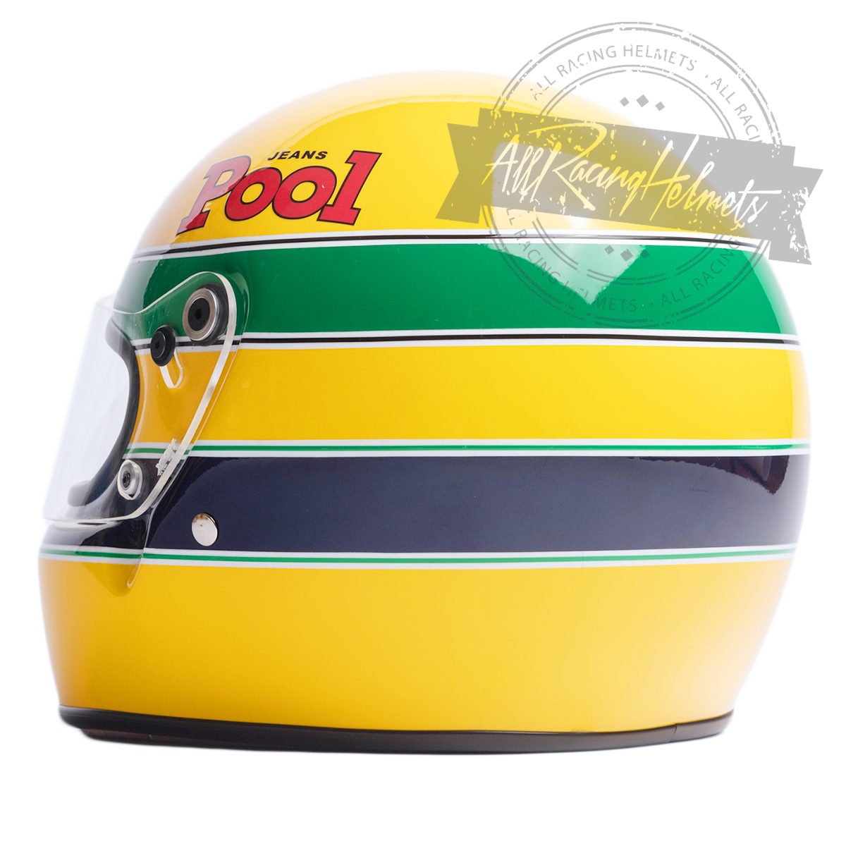Ayrton Senna 1983 Test F1 Replica Helmet 1:1 Scale