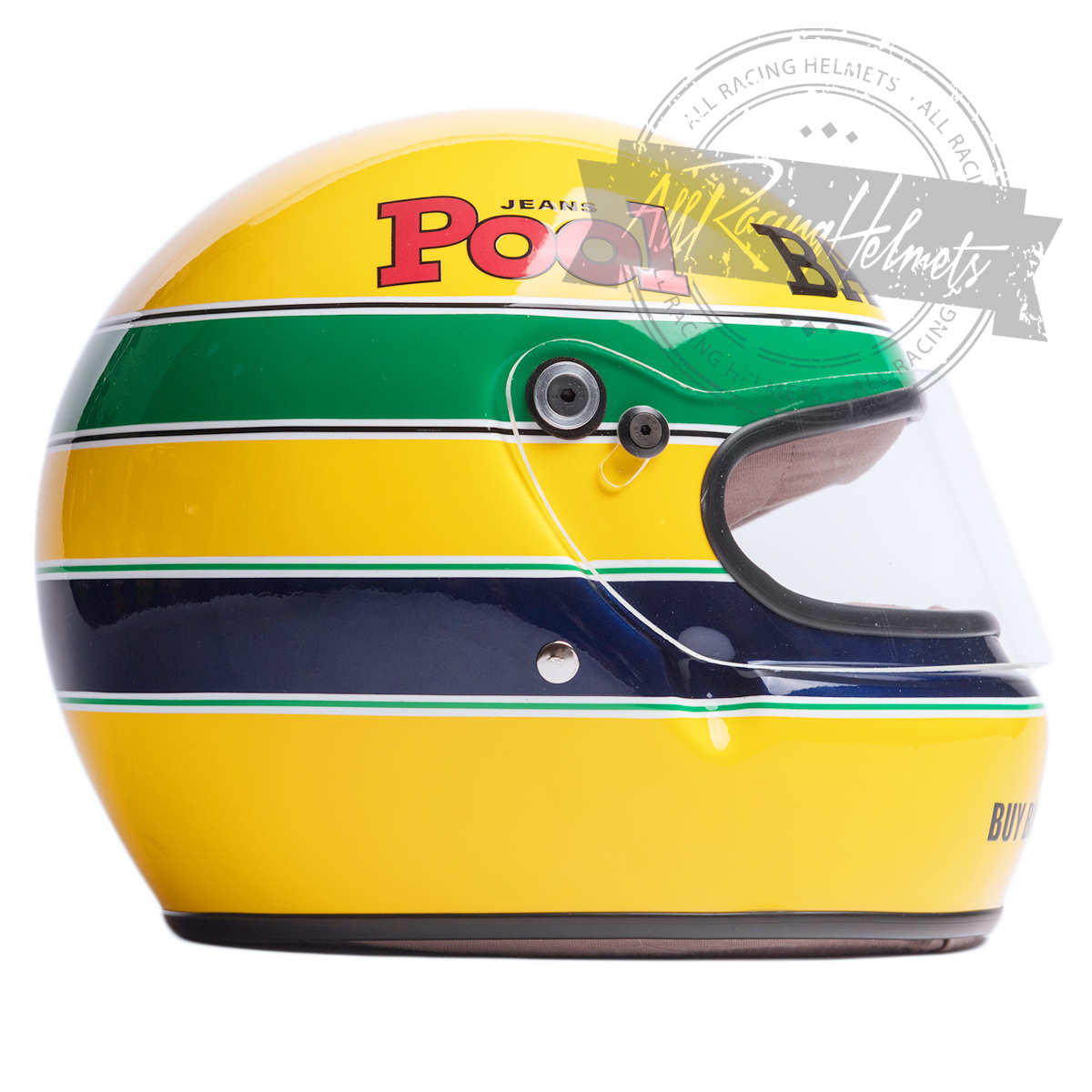 Ayrton Senna 1983 Test F1 Replica Helmet 1:1 Scale