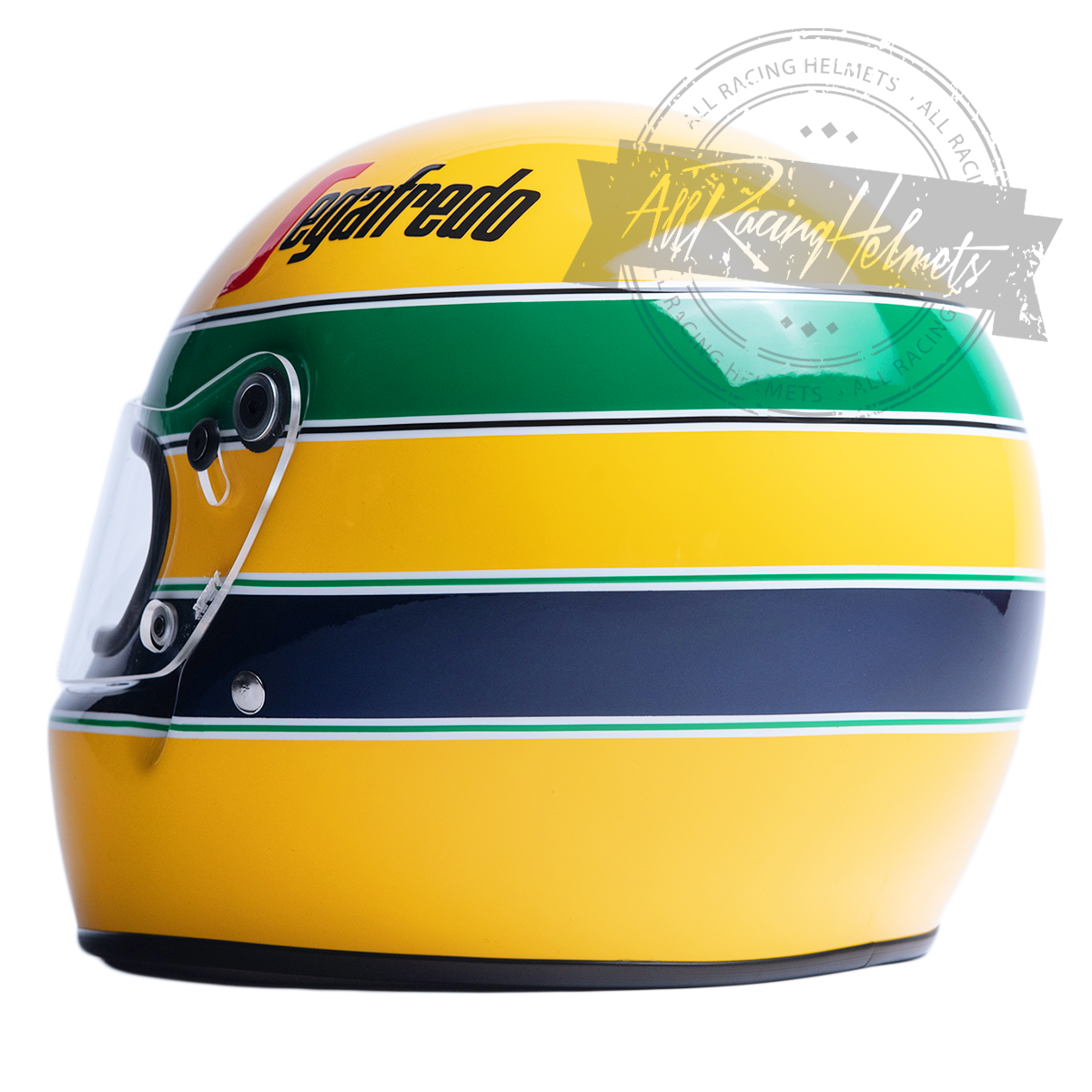 Ayrton Senna 1984 F1 Replica Helmet 1:1 Scale