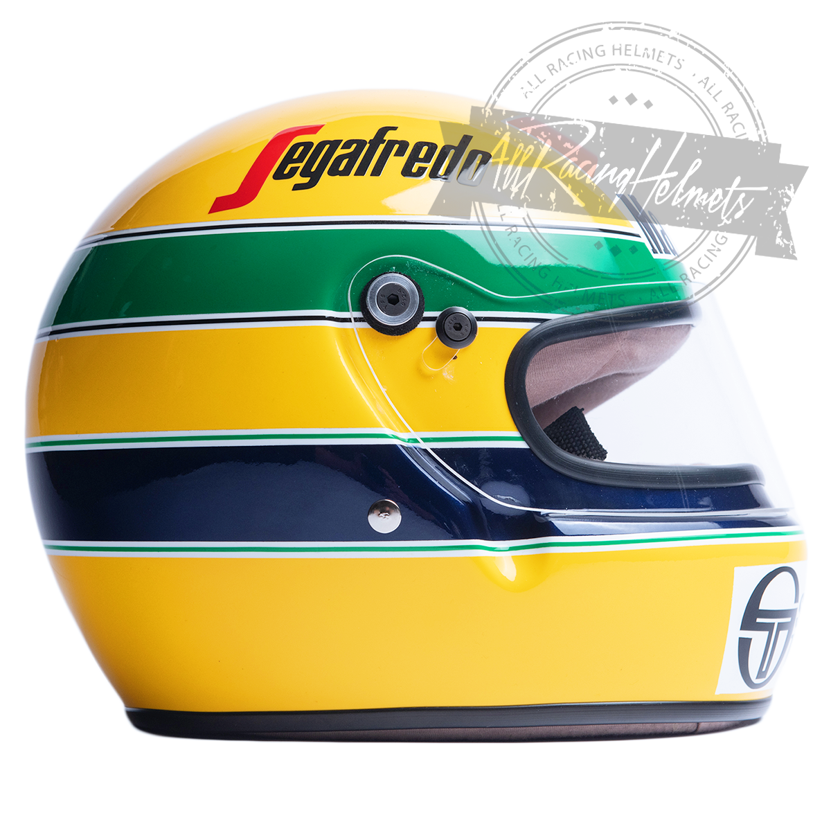 Ayrton Senna 1984 F1 Replica Helmet 1:1 Scale