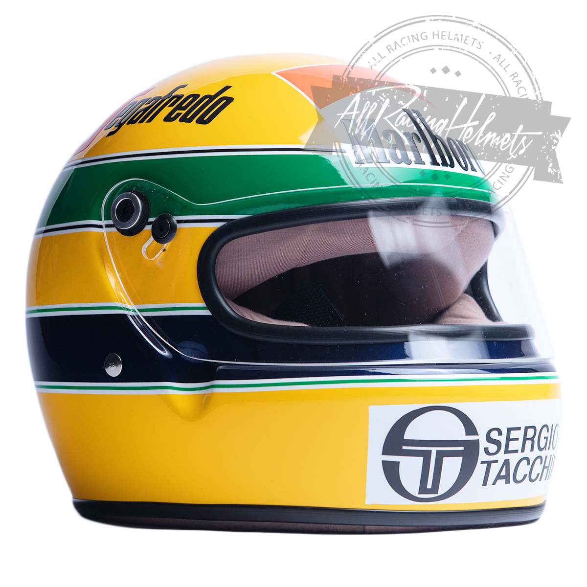 Ayrton Senna 1984 F1 Replica Helmet | Full Scale 1:1
