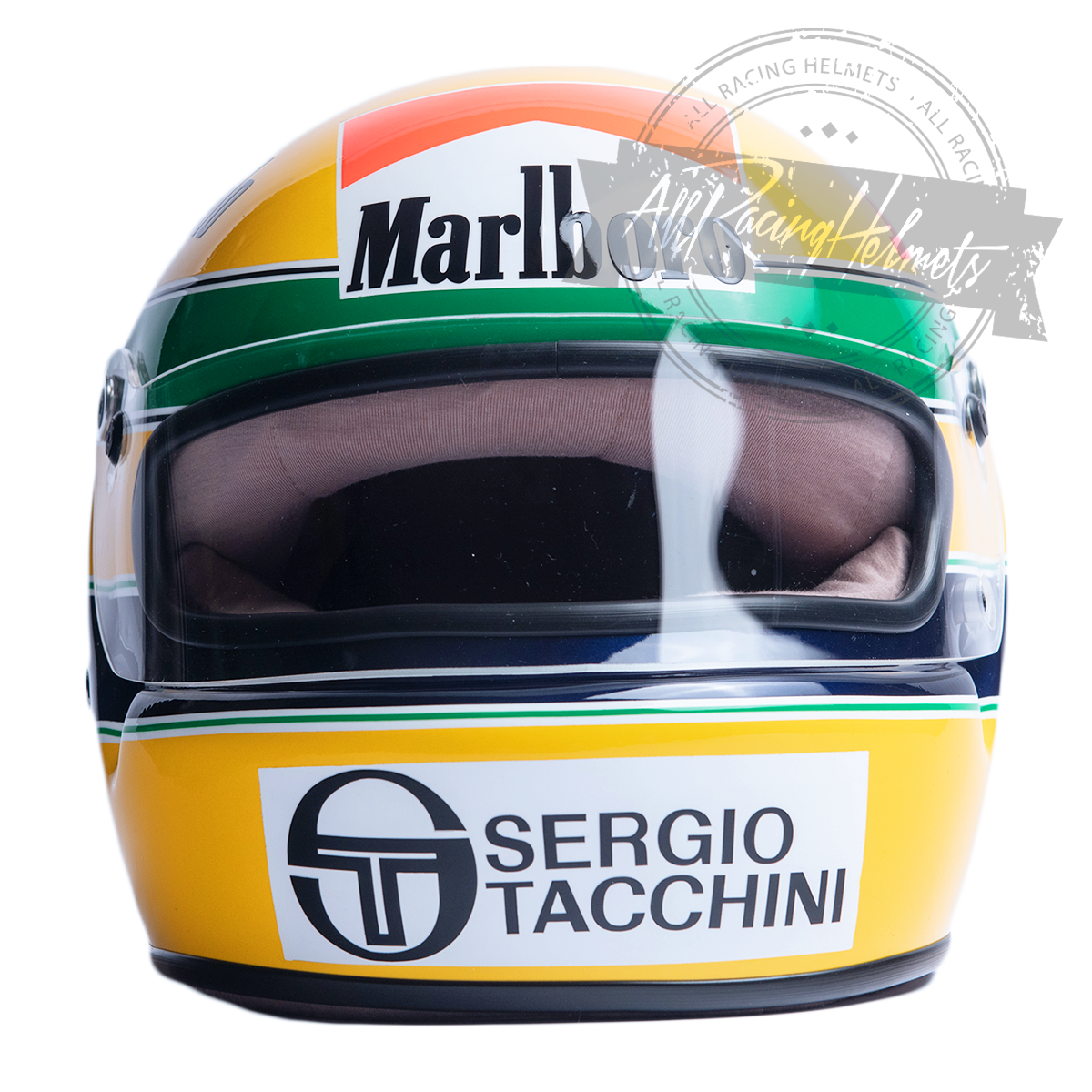 Ayrton Senna 1984 F1 Replica Helmet 1:1 Scale