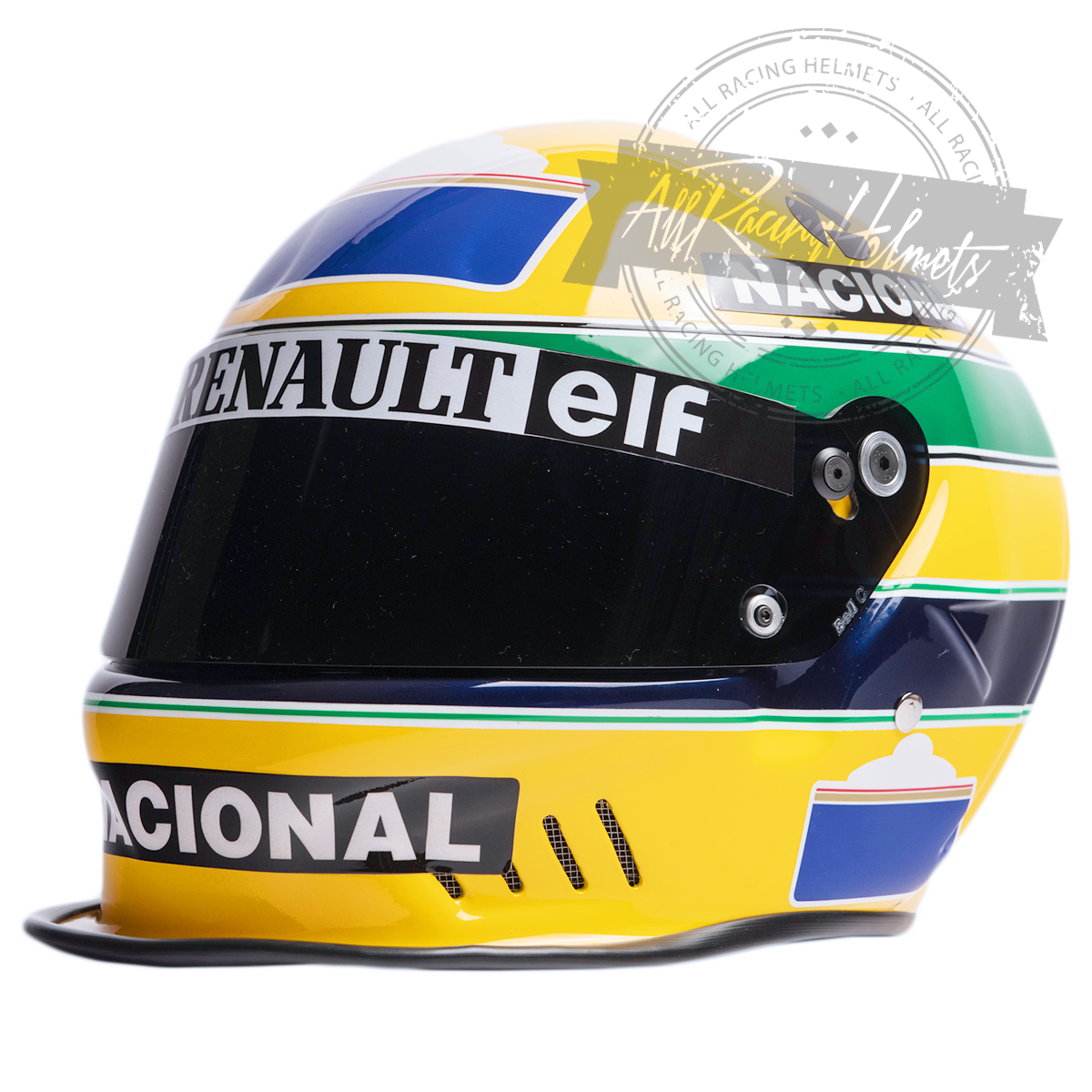 Ayrton Senna 1994 Test Paul Ricard F1 Replica Helmet | Full Scale 1:1