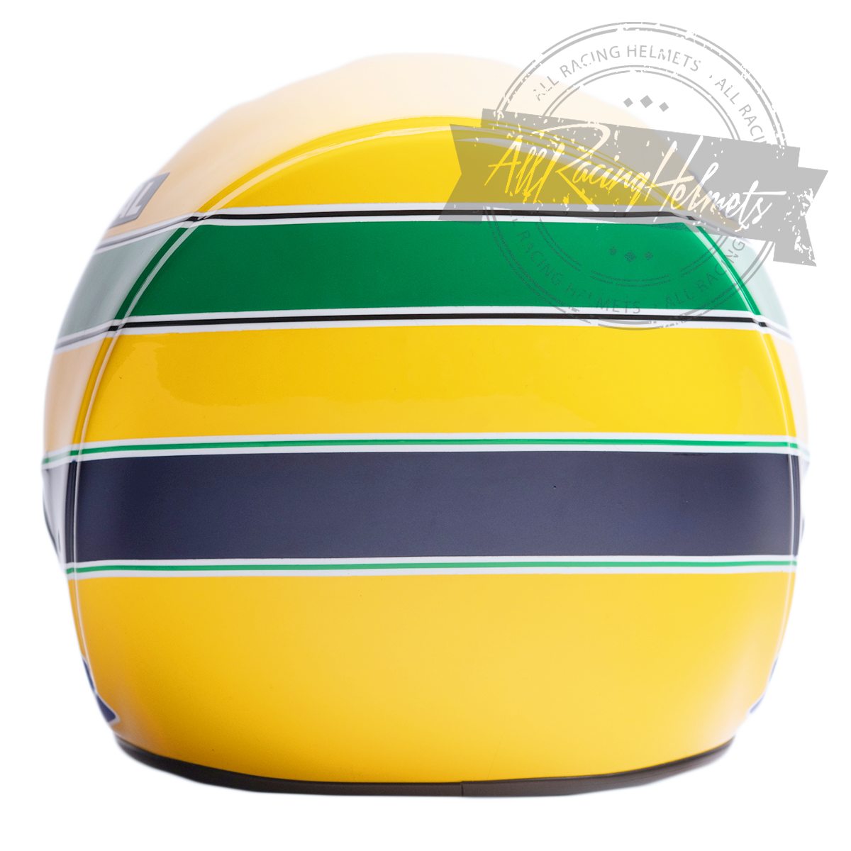 Casque réplique Ayrton Senna 1994 Test Paul Ricard F1 Échelle 1:1