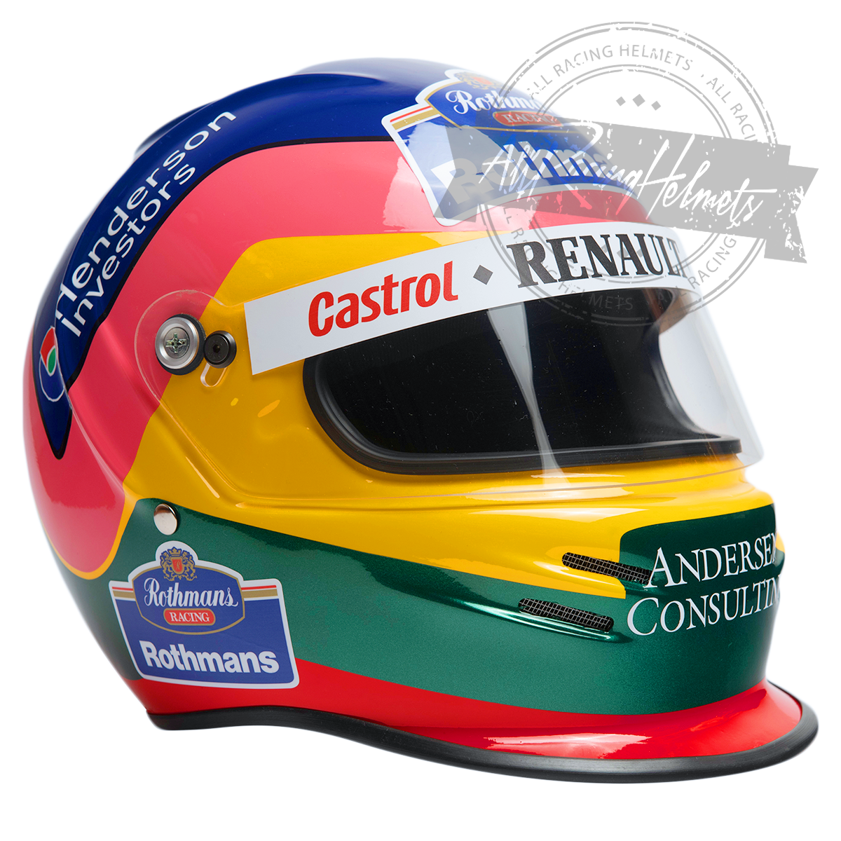 Jacques Villeneuve 1997 F1 Replica Helmet 1:1 Scale