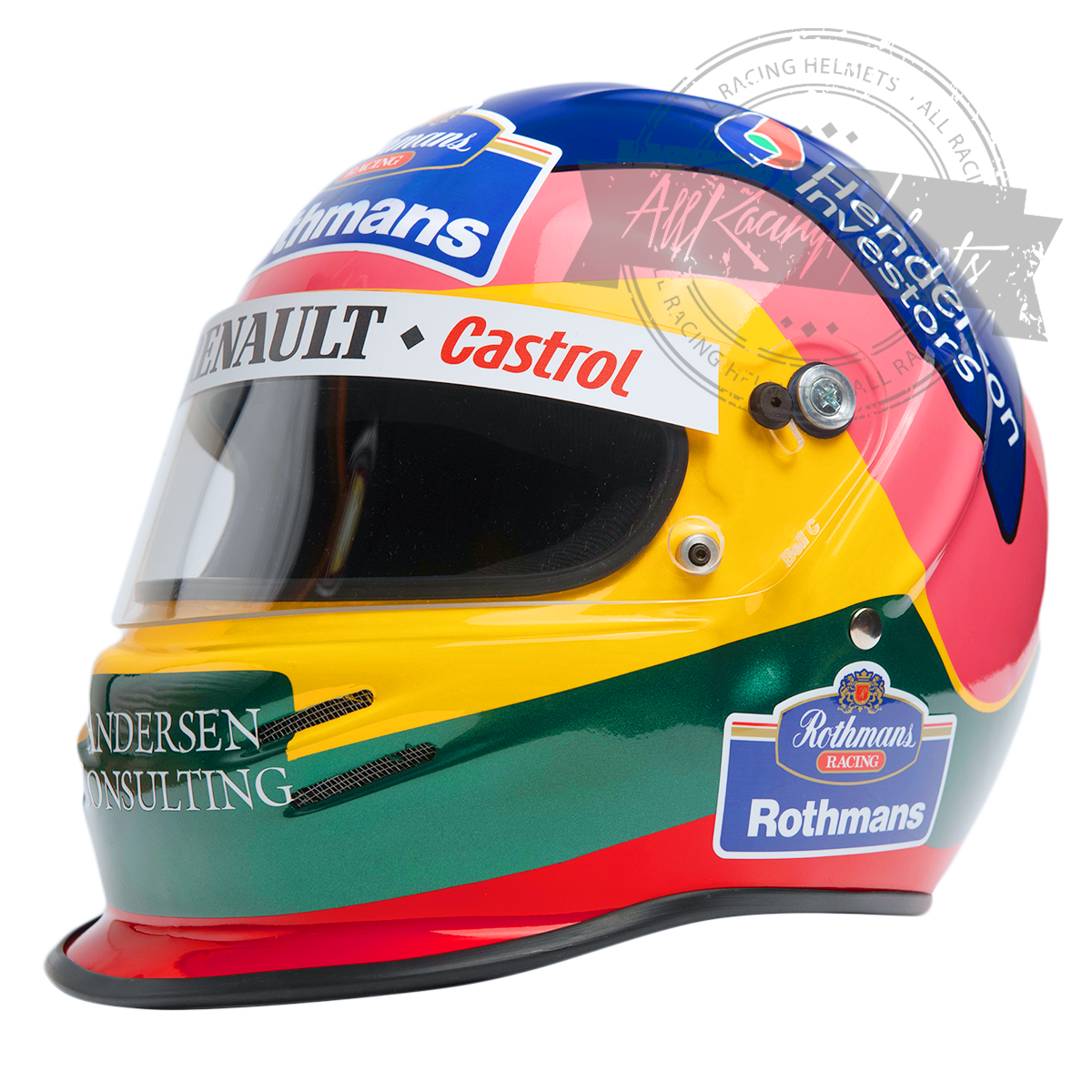 Jacques Villeneuve 1997 F1 Replica Helmet 1:1 Scale