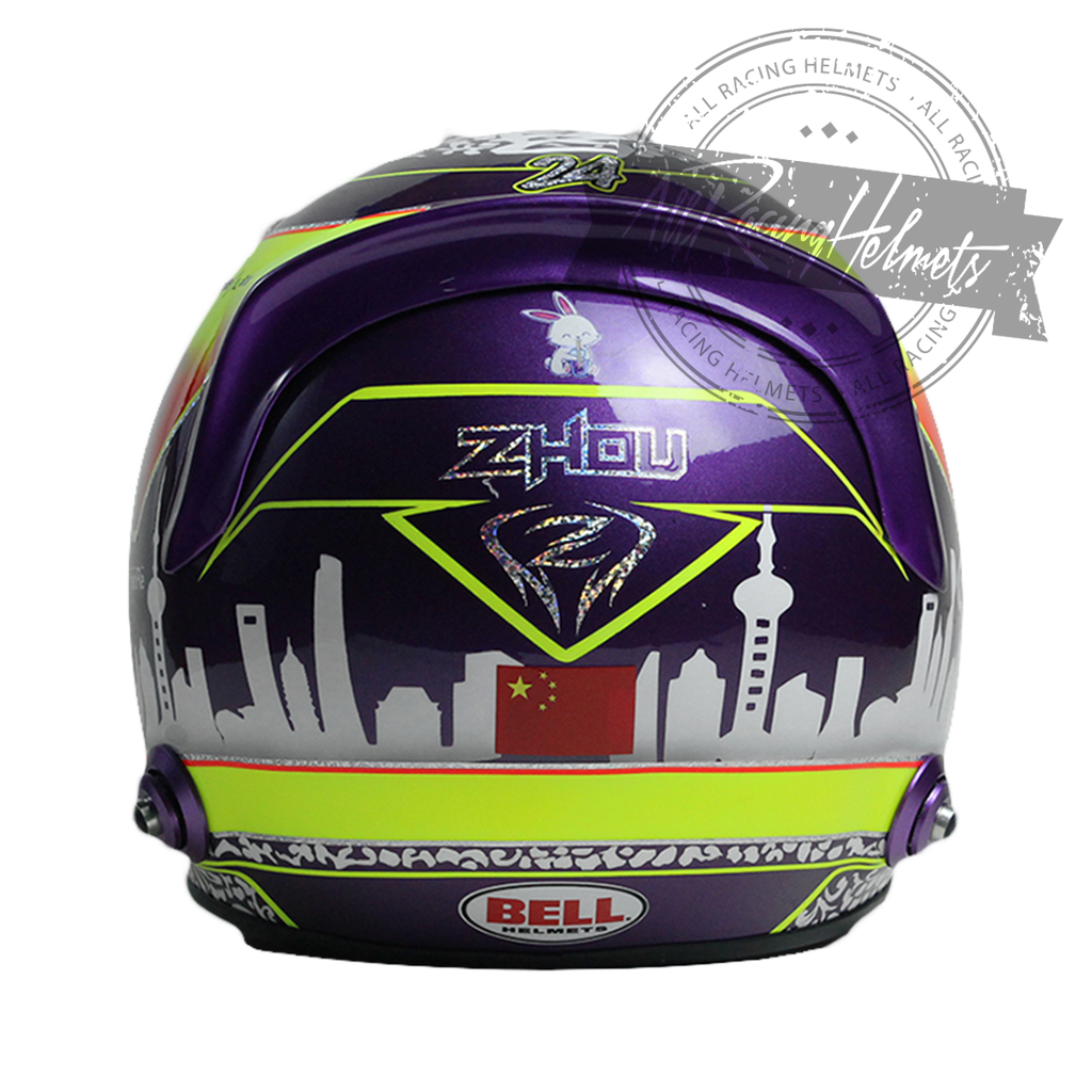 ZHOU GUANYU 2022 SINGAPORE GP F1 REPLICA HELMET FULL SIZE