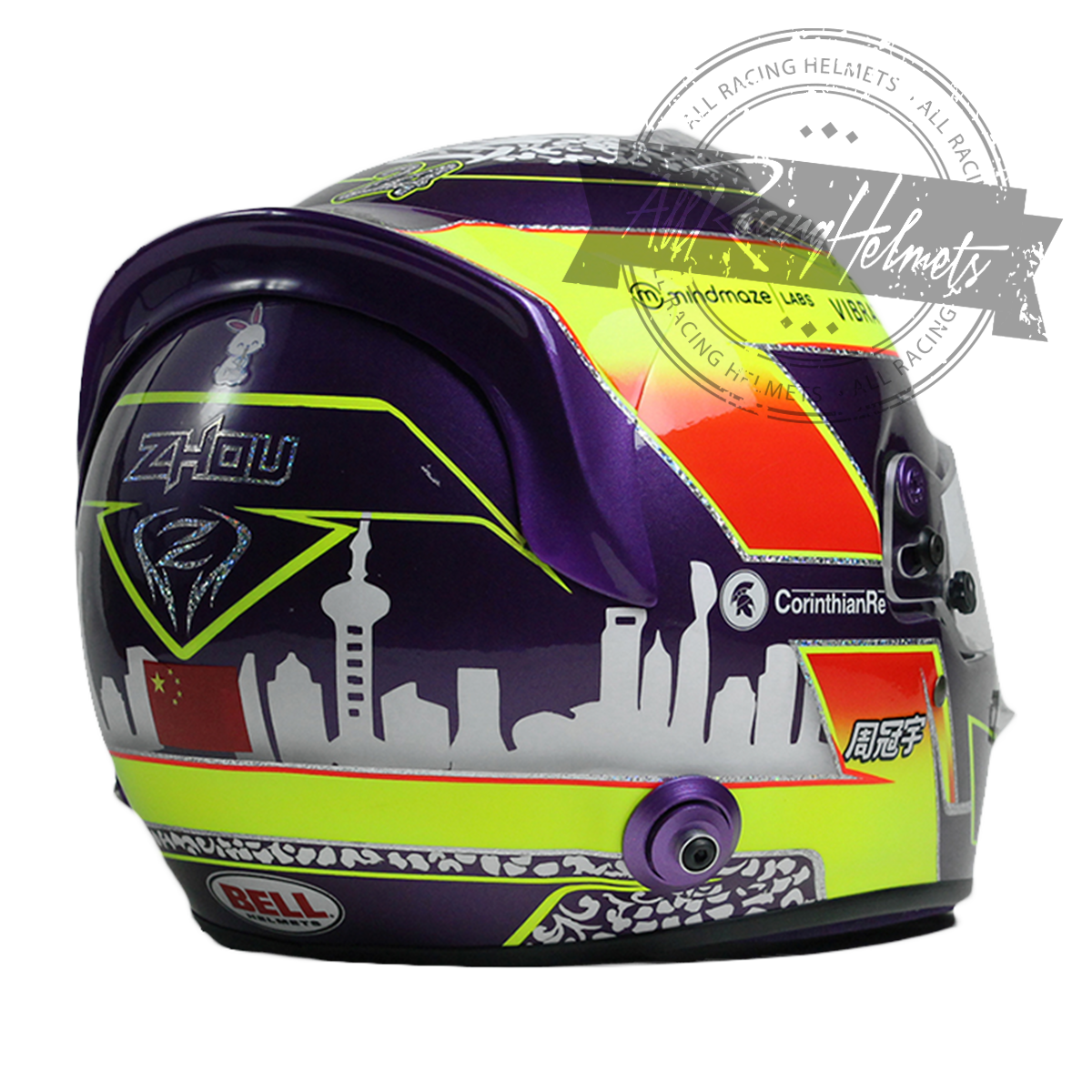 Zhou Guanyu 2023 F1 Replica Helmet 1:1 Scale