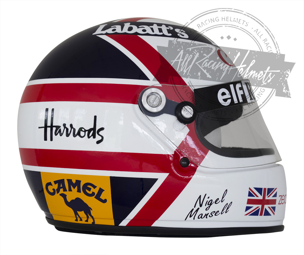 Casco réplica F1 Nigel Mansell 1991 a escala 1:1