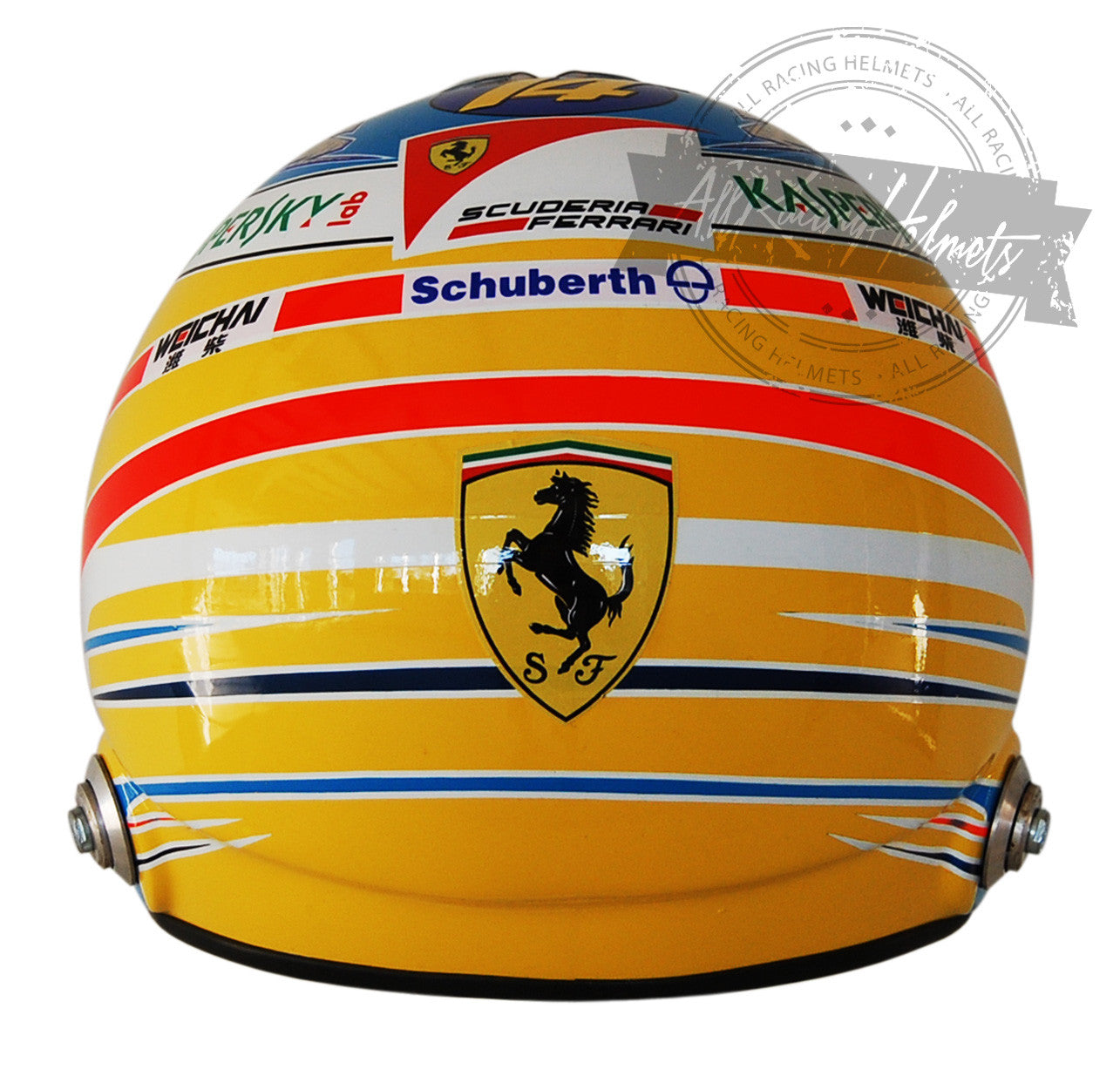 Casco réplica Fernando Alonso F1 2014 a escala 1:1