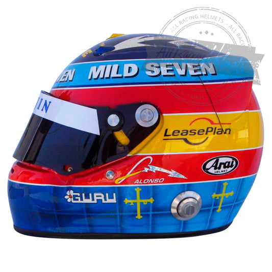 Casque réplique Fernando Alonso F1 2004 échelle 1:1