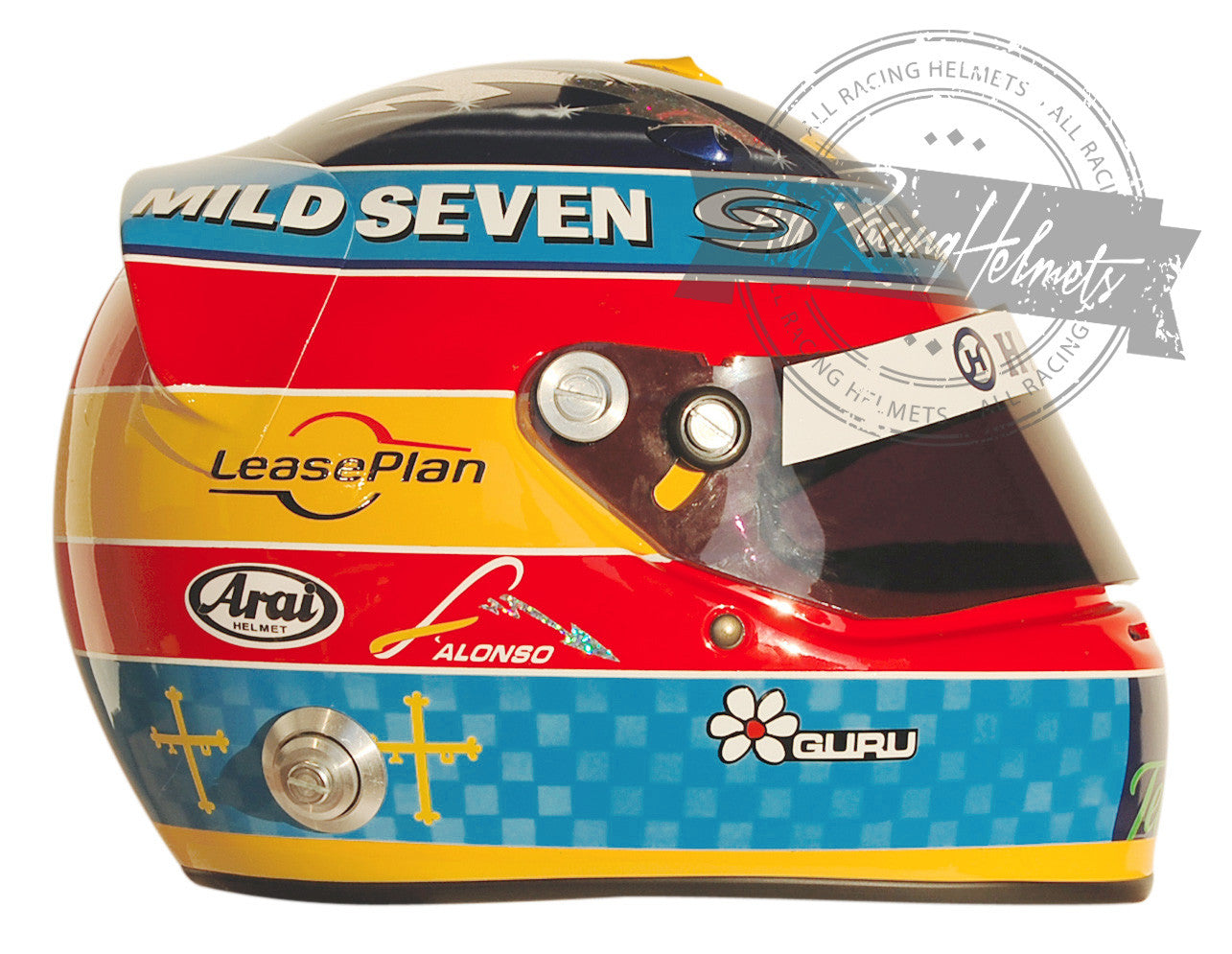 Fernando Alonso 2005 F1 Replica Helmet 1:1 Scale