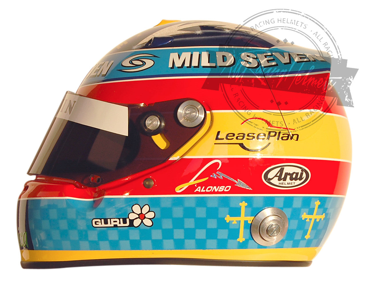 Fernando Alonso 2005 F1 Replica Helmet 1:1 Scale