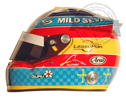 Fernando Alonso 2005 F1 Replica Helmet Scale 1:1