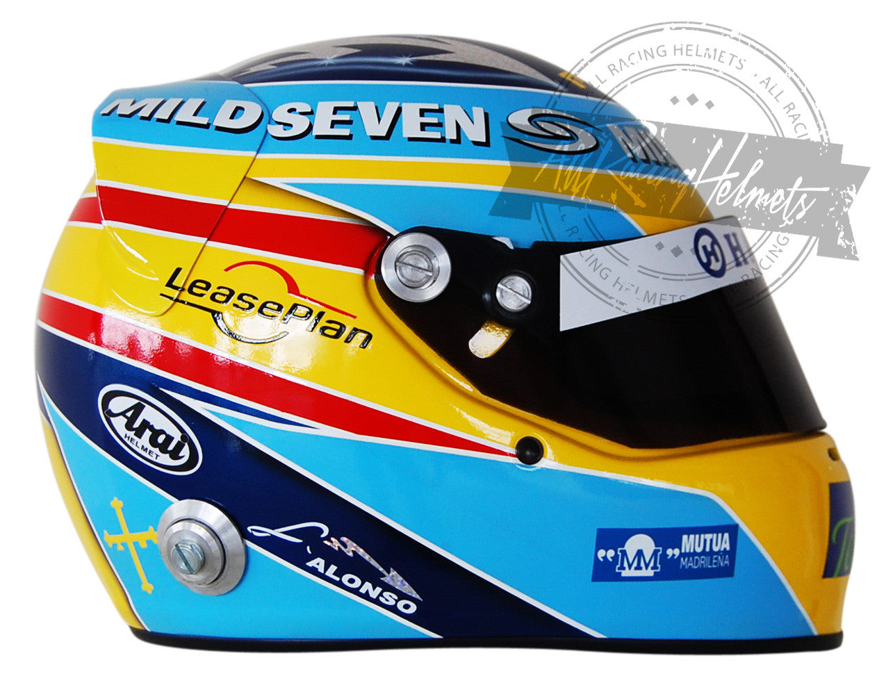 Casco Réplica Fernando Alonso F1 2006 Escala 1:1