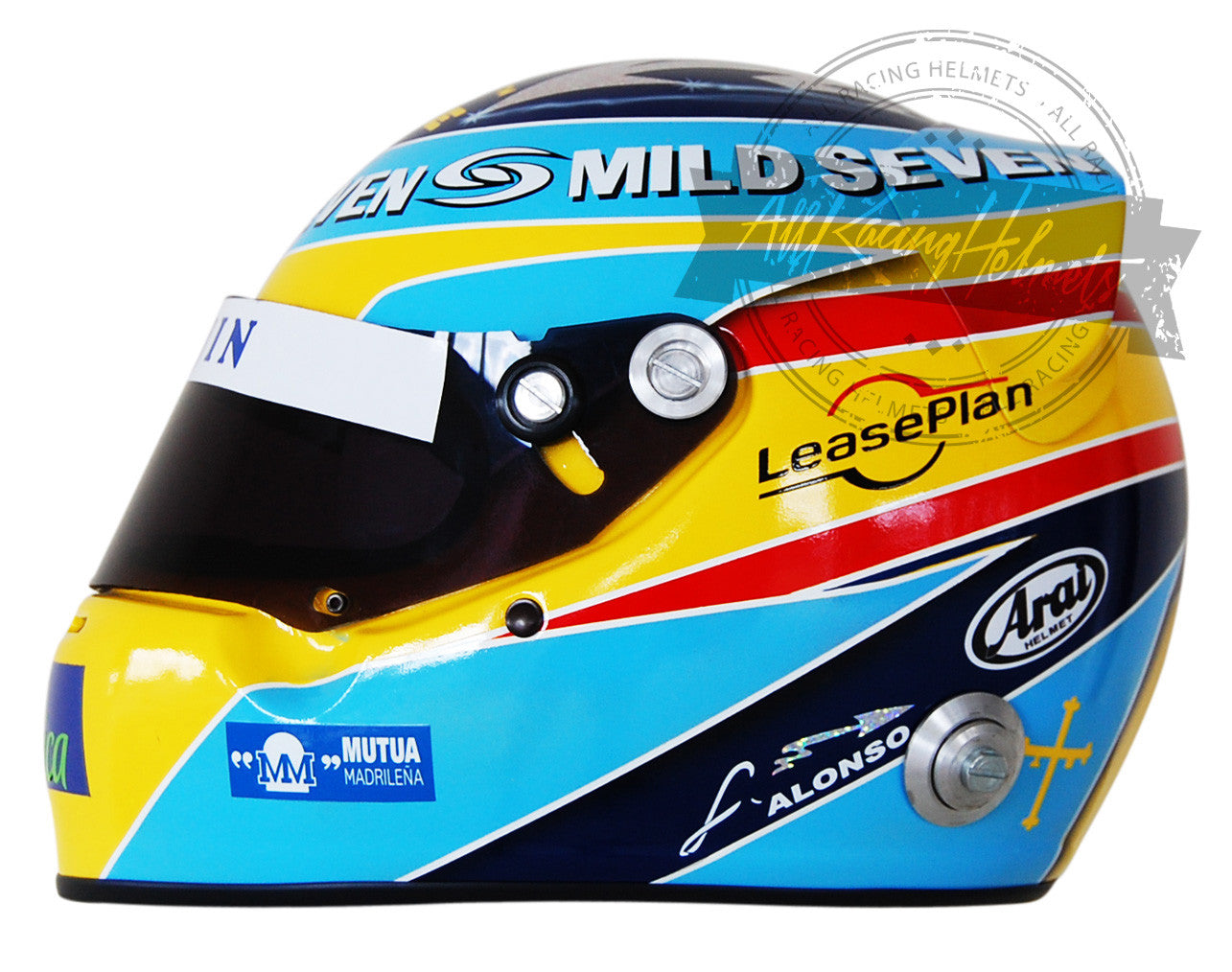 Casco Réplica Fernando Alonso F1 2006 Escala 1:1