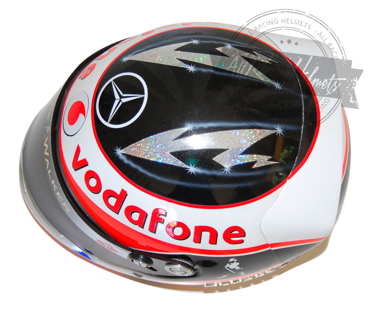 Fernando Alonso 2007 Monaco GP F1 Replica Helmet 1:1 Scale