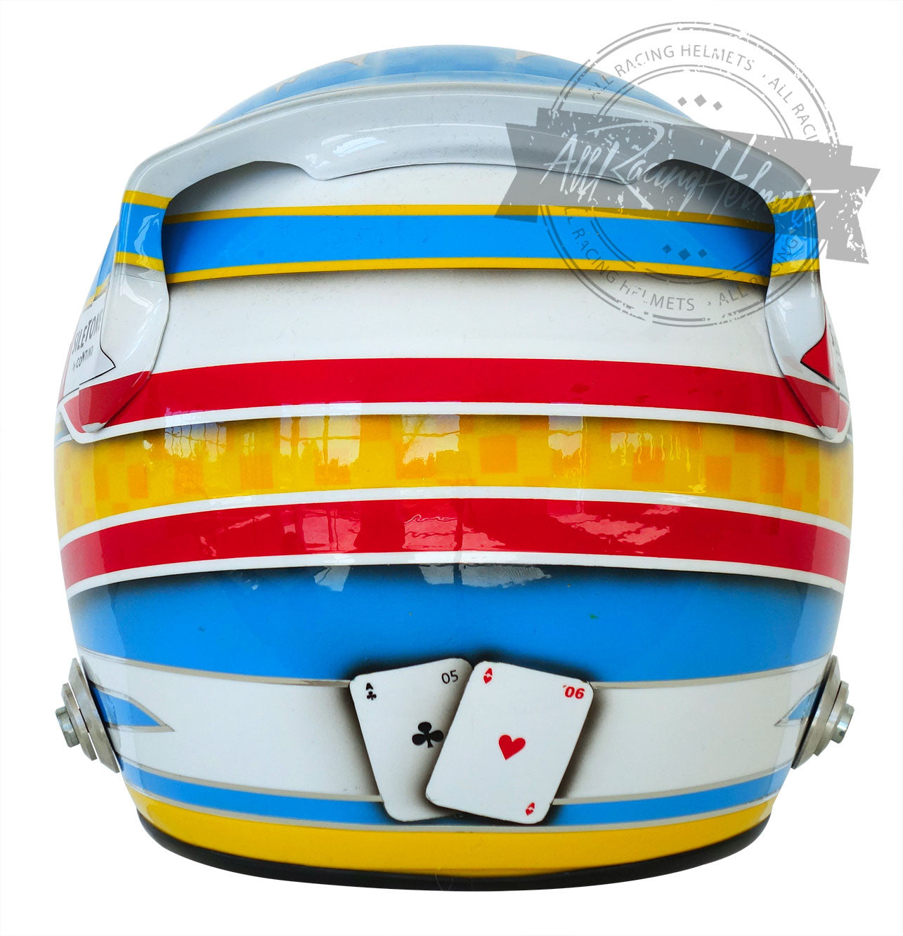Casco Réplica Fernando Alonso F1 2008 Escala 1:1