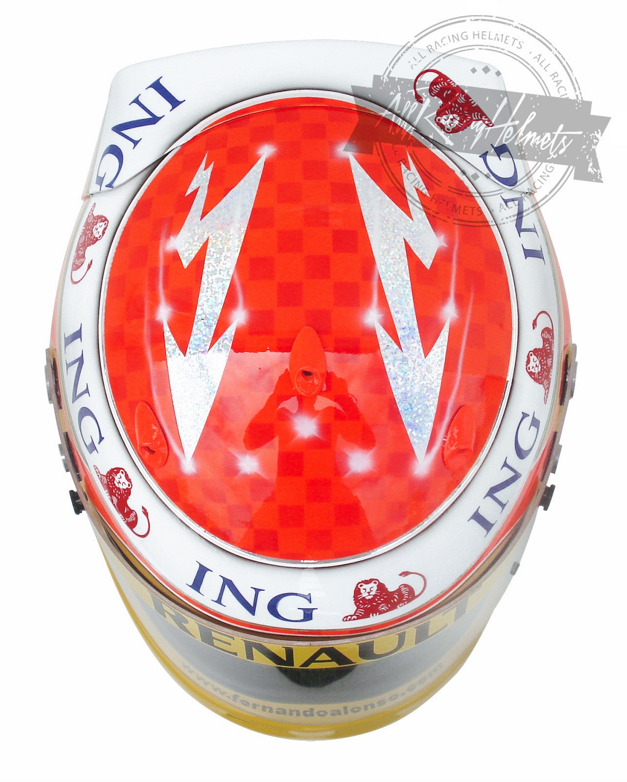 Fernando Alonso 2009 F1 Replica Helmet 1:1 Scale