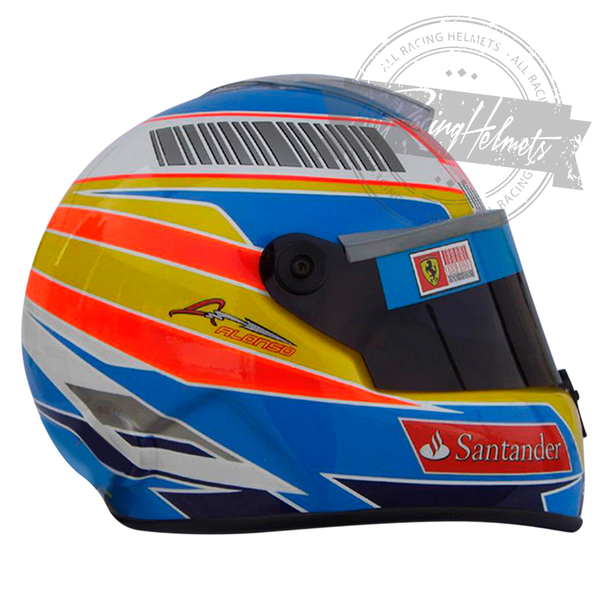 Fernando Alonso 2010 F1 Replica Helmet | Full Scale 1:1
