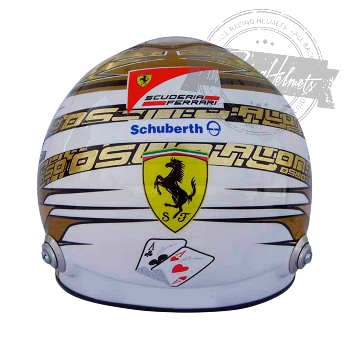 Fernando Alonso 2011 Monaco GP F1 Replica Helmet 1:1 Scale