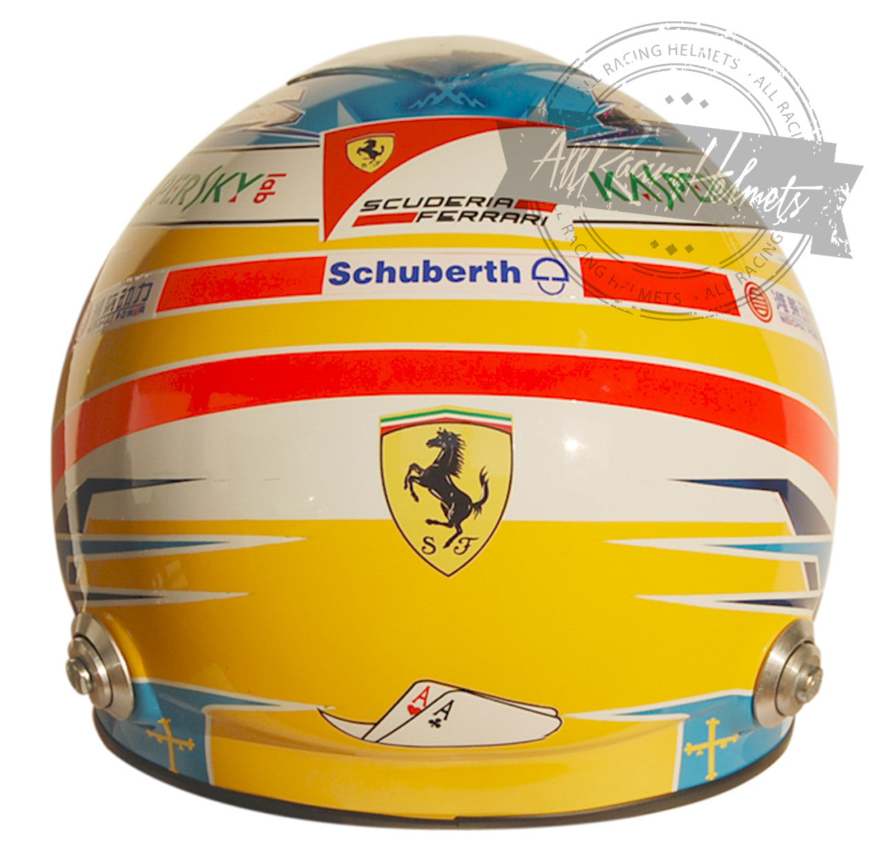 Fernando Alonso 2013 F1 Replica Helmet 1:1 Scale
