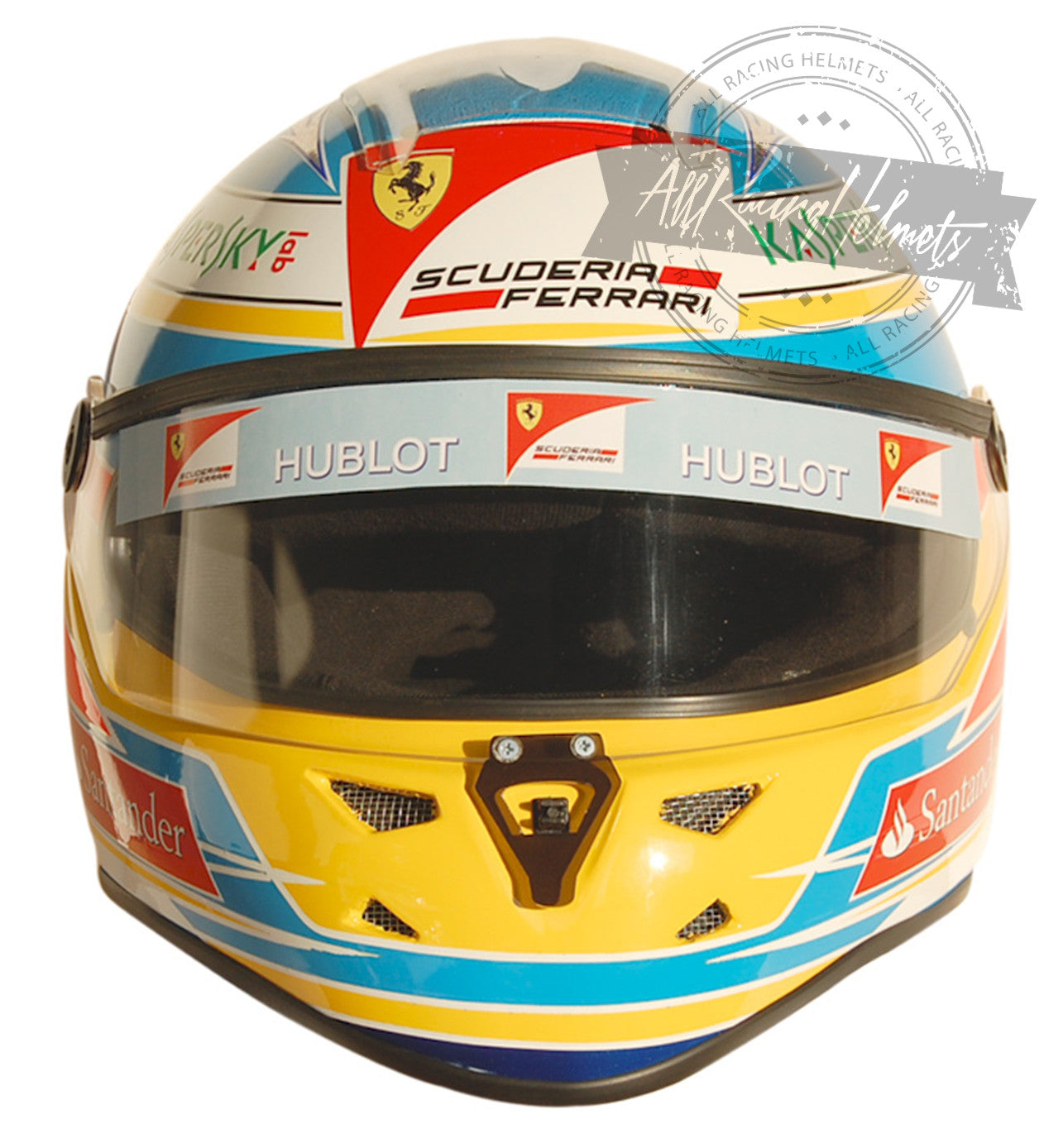 Fernando Alonso 2013 F1 Replica Helmet | Full Scale 1:1