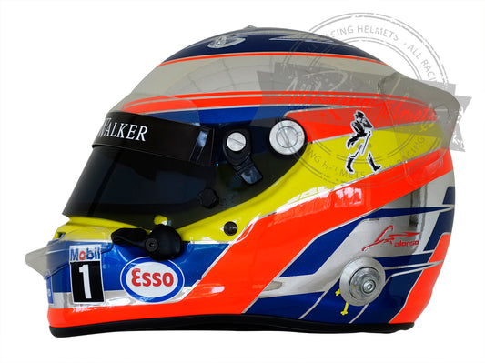 Casque réplique F1 Fernando Alonso GP de Singapour 2016 à l'échelle 1:1