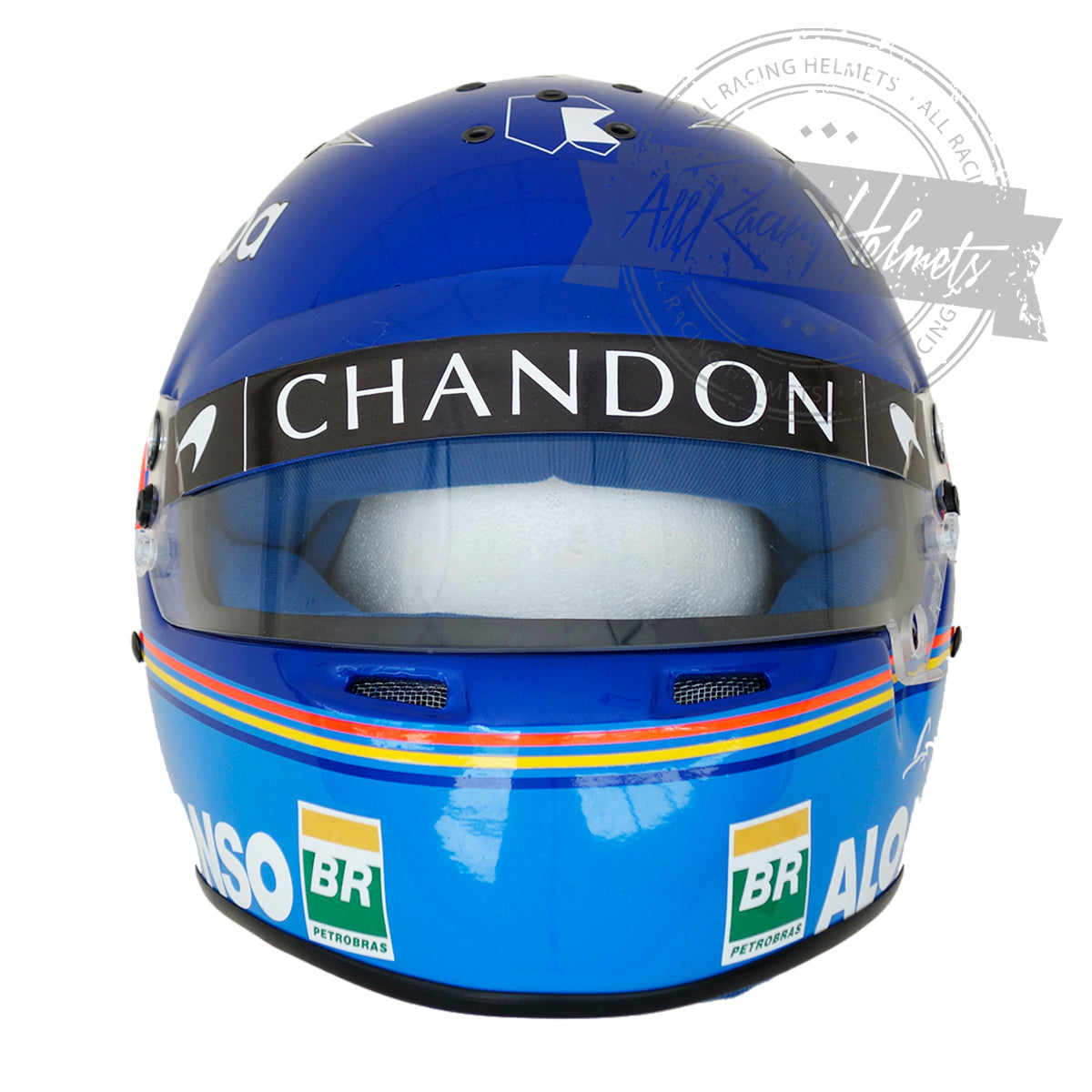 Casco Réplica Fernando Alonso F1 2018 Escala 1:1