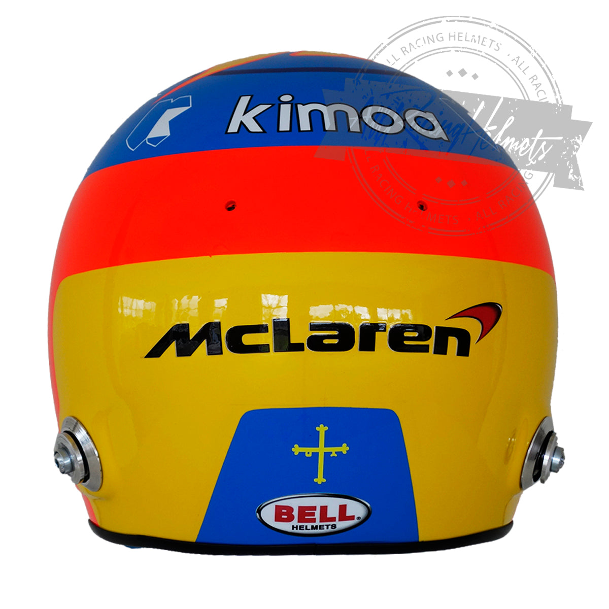 Casco Réplica Fernando Alonso F1 2018 Escala 1:1