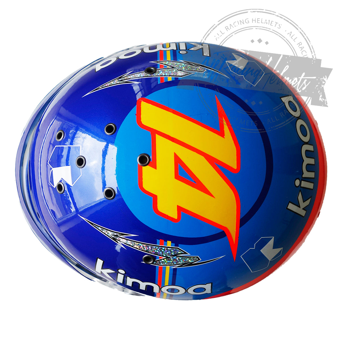 Casco Réplica Fernando Alonso F1 2018 Escala 1:1
