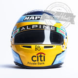 Fernando Alonso 2021 F1 Replica Helmet Scale 1:1