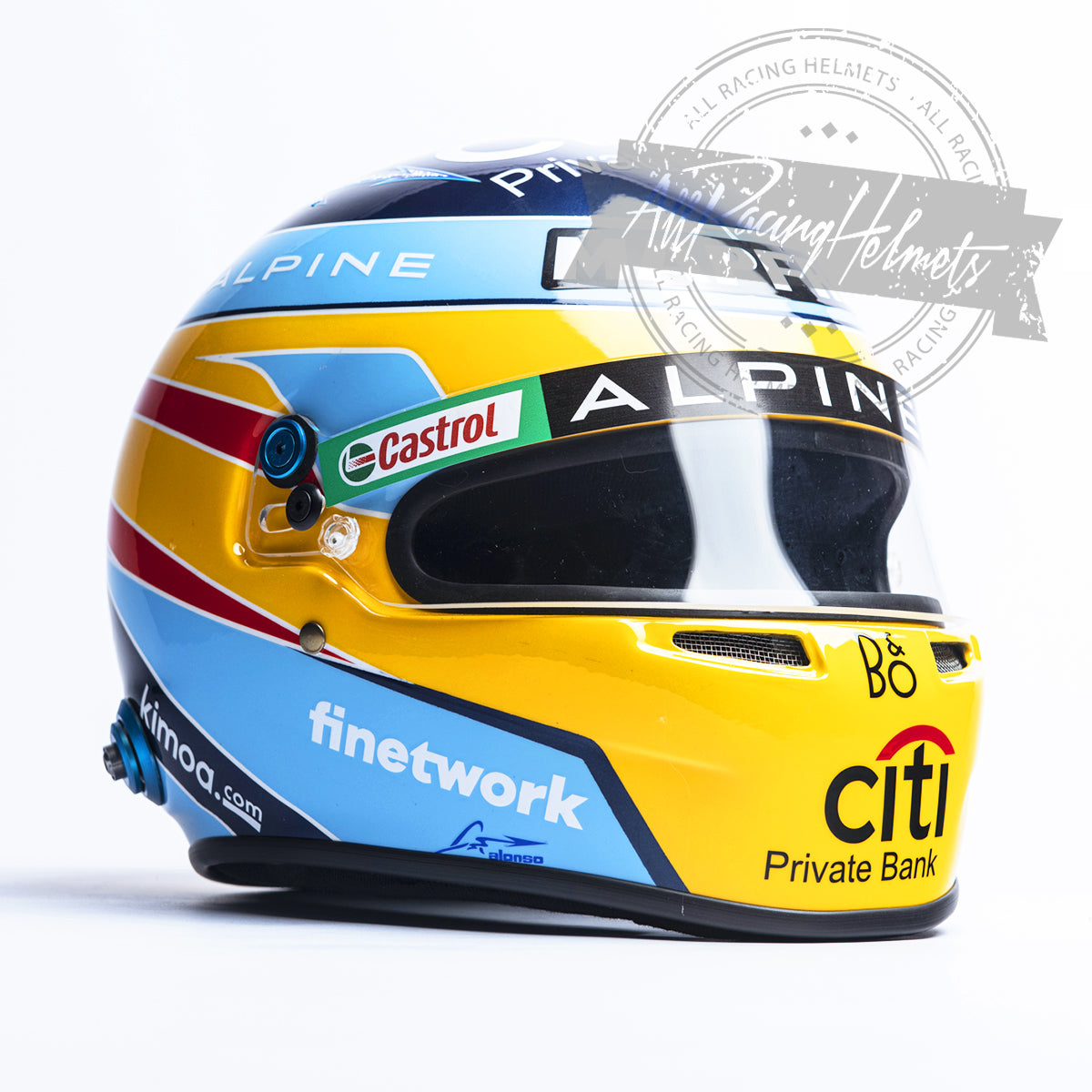 Fernando Alonso 2021 F1 Replica Helmet 1:1 Scale