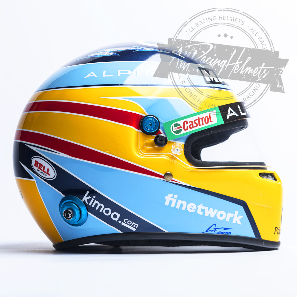 Fernando Alonso 2021 F1 Replica Helmet 1:1 Scale