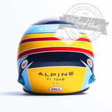 Fernando Alonso 2021 F1 Replica Helmet Scale 1:1