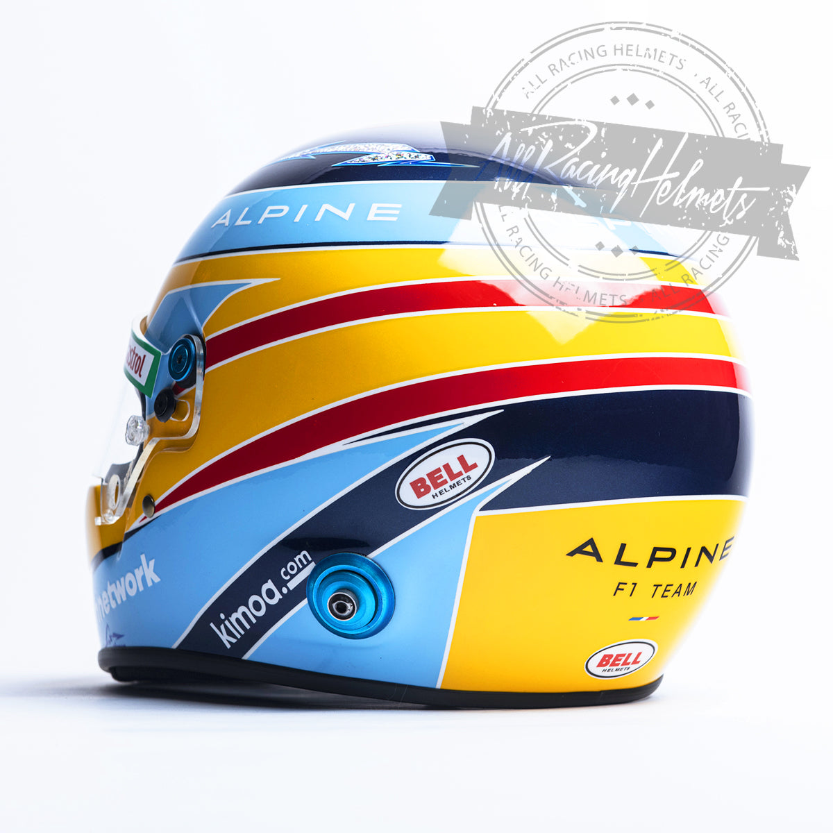 Fernando Alonso 2021 F1 Replica Helmet 1:1 Scale