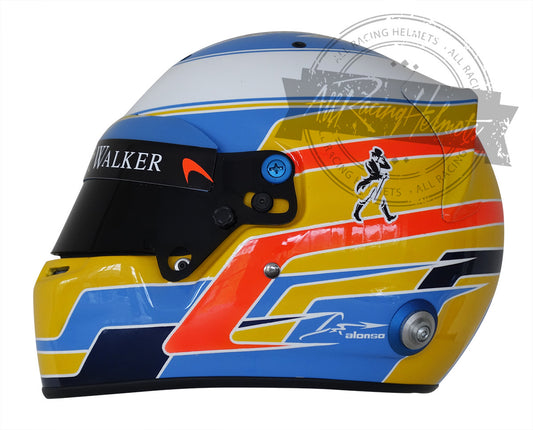 Casque réplique F1 Fernando Alonso 2017 échelle 1:1