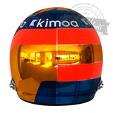 Fernando Alonso 2018 Abu Dhabi GP F1 Replica Helmet Scale 1:1