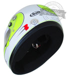 Rubens Barrichello 2009 F1 Replica Helmet Scale 1:1