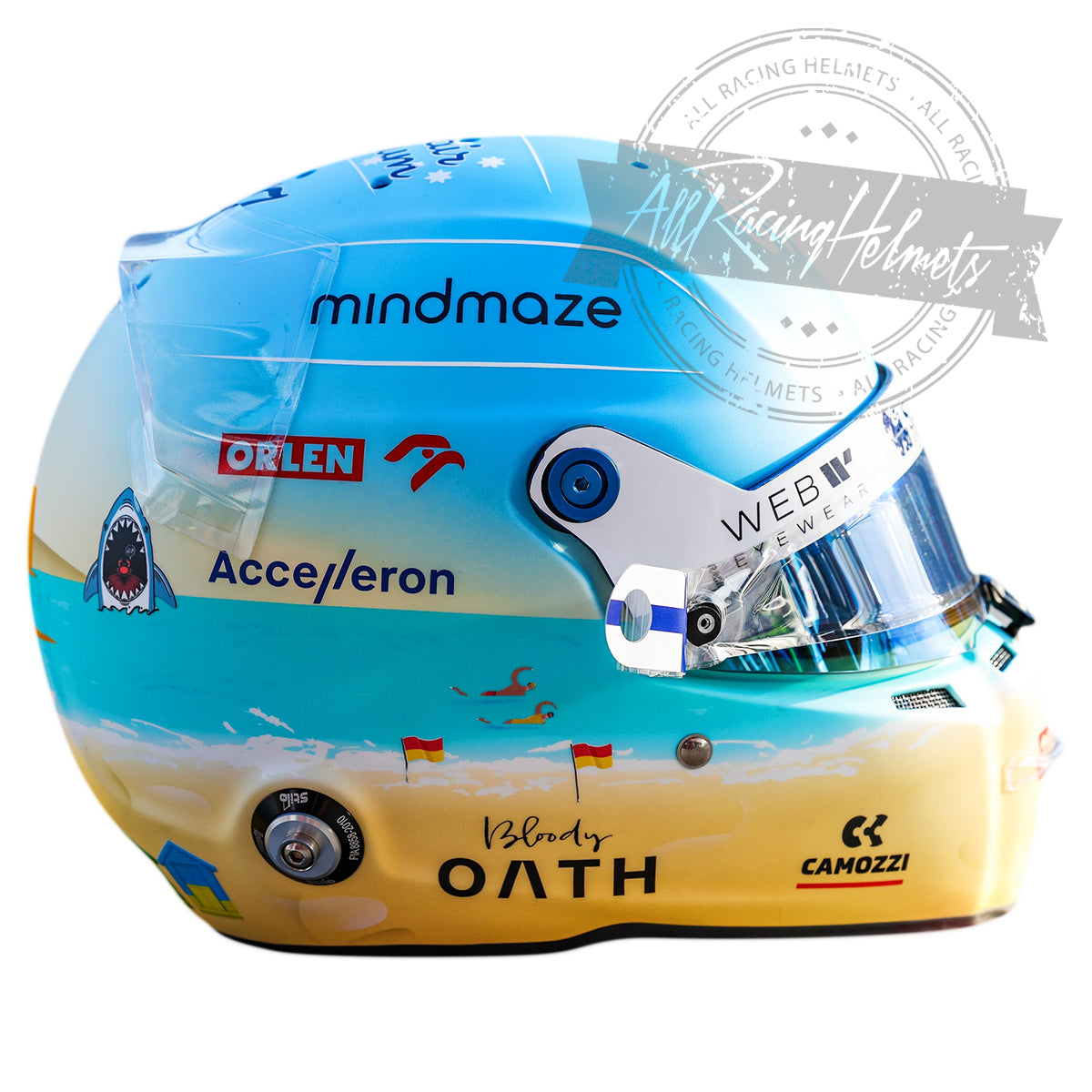 Valtteri Bottas 2022 Australian GP F1 Replica Helmet 1:1 Scale