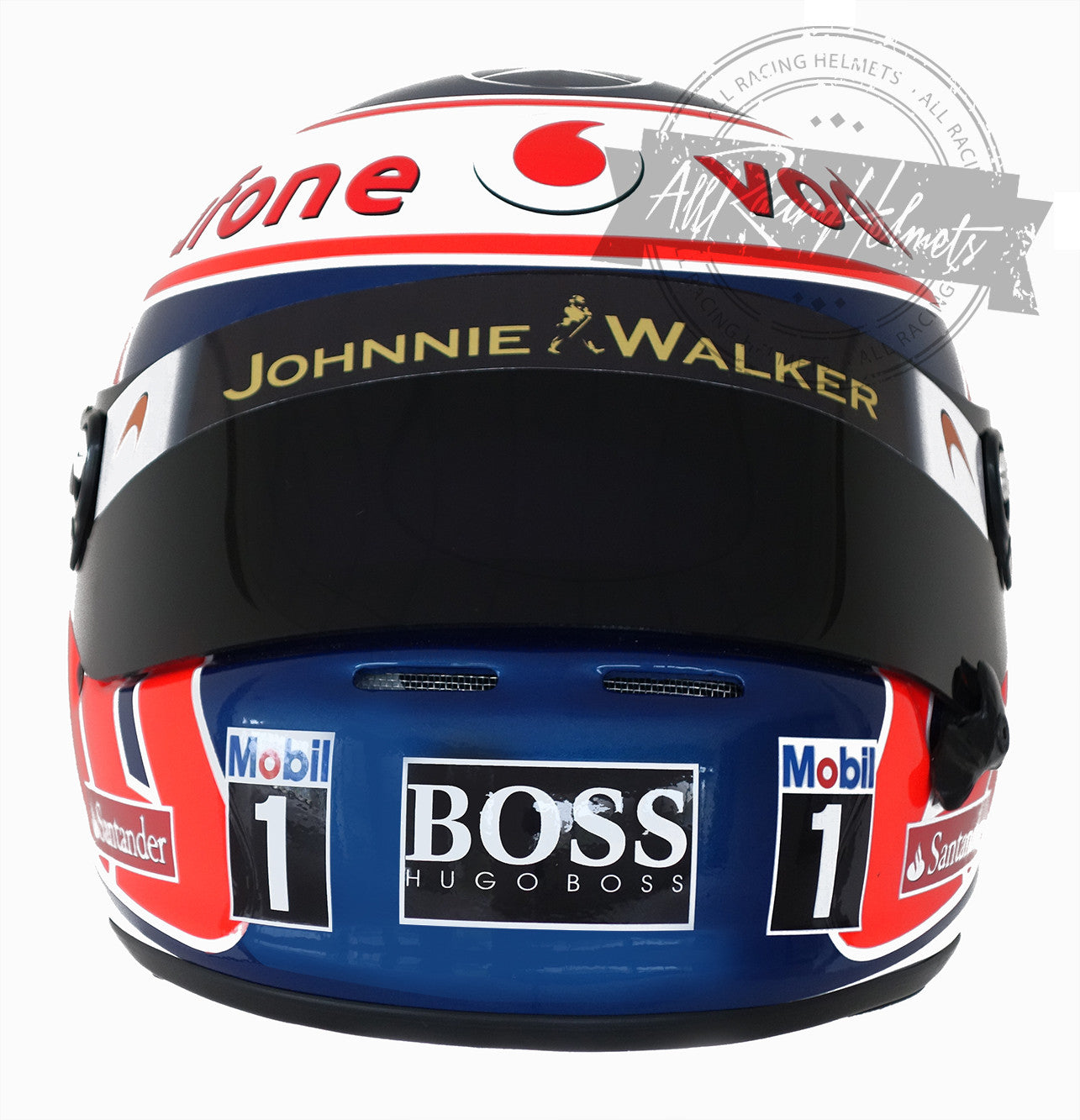 Casco Réplica Jenson Button F1 2013 Escala 1:1