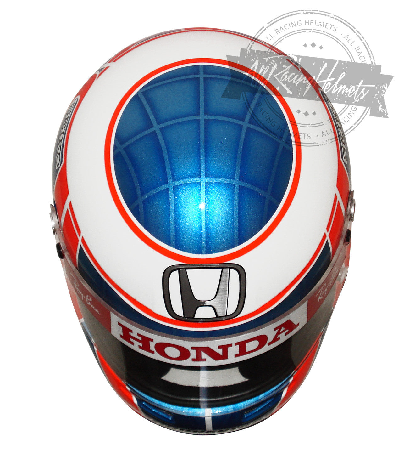 Casque réplique F1 Jenson Button 2008 échelle 1:1