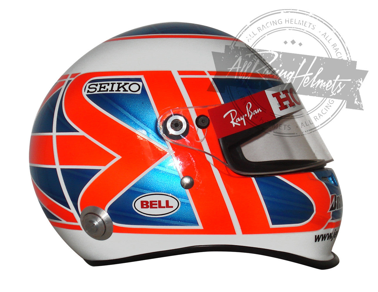 Casque réplique F1 Jenson Button 2008 échelle 1:1